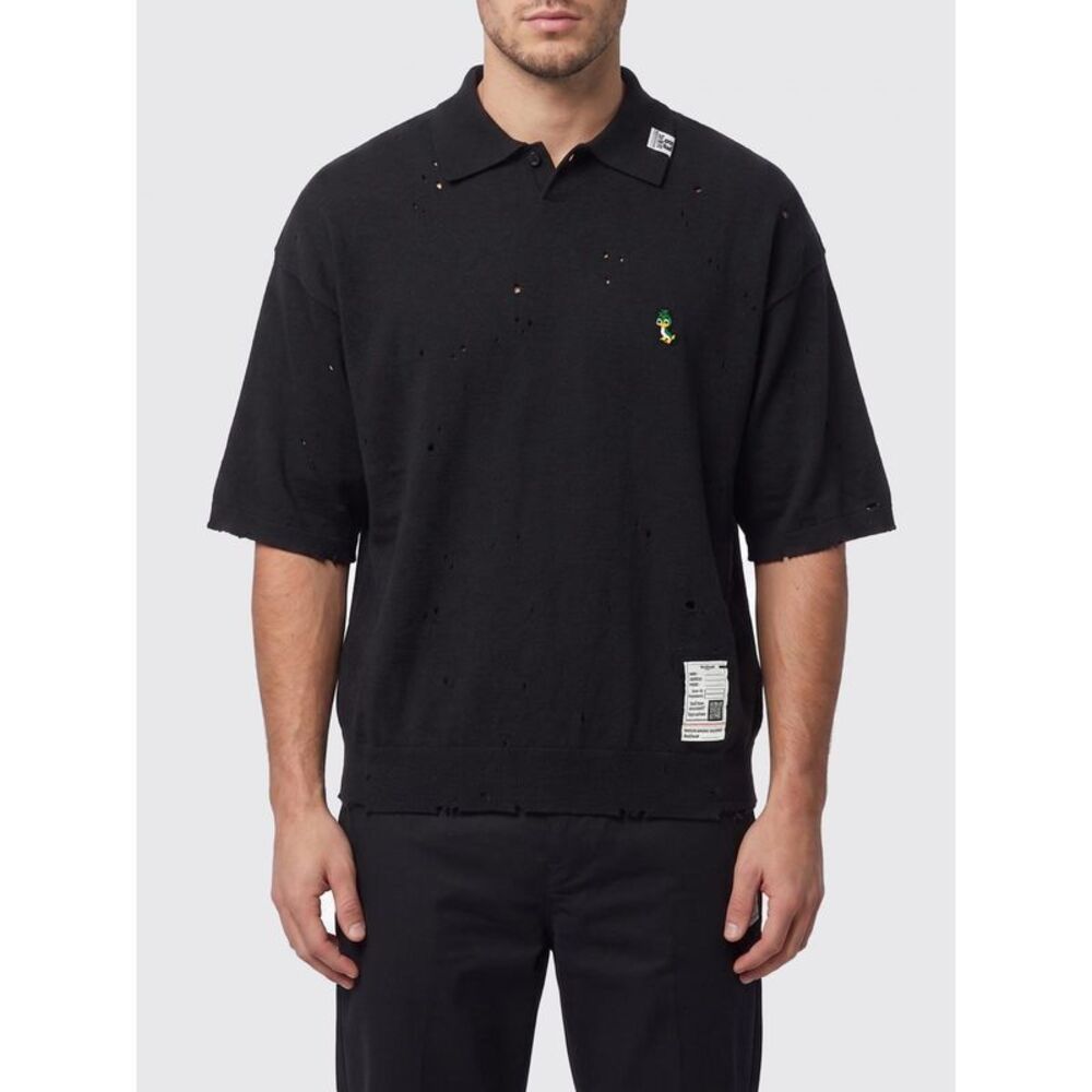 Maison Mihara Yasuhiro Polo Shirt Men Black